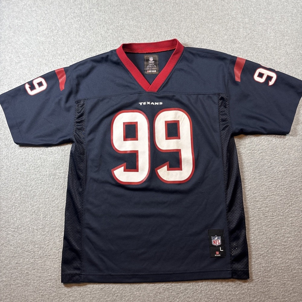 JJ WATT Houston Texans #99 Youth Jersey Sz L Team Apparel NFL